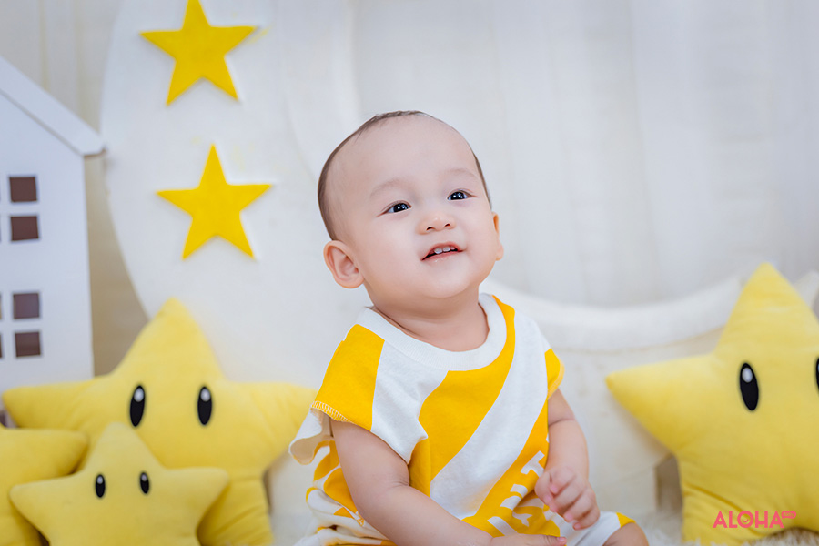 album ảnh bé kiệt sinh nhật 1 tuổi